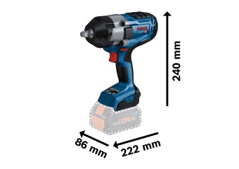 Аккумуляторный ударный гайковёрт  GDS 18V-1000   06019J8300 БОШ